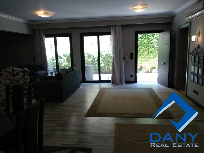 Residential Ground Floor Apartment For Rent Furnished in Lake View Great Cairo Egypt